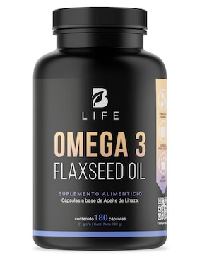 Suplemento Alimenticio B Life Omega 3 Aceite De Linaza