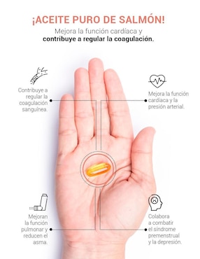 Suplemento Alimenticio B Life Omega 3 Salmón Epa Dha