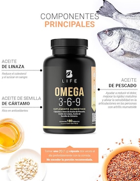 Suplemento Alimenticio B Life Omega 369