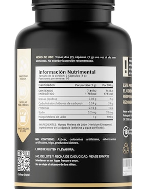 Suplemento Alimenticio B Life Hongo de Melena de León