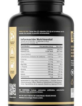 Suplemento Alimenticio B Life Tiroides