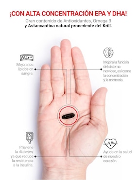 Suplemento Alimenticio B Life Aceite de Krill Oil