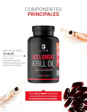 Suplemento Alimenticio B Life Aceite de Krill Oil