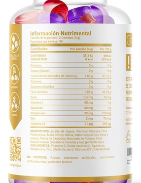 Suplemento alimenticio B Life sabor dulce