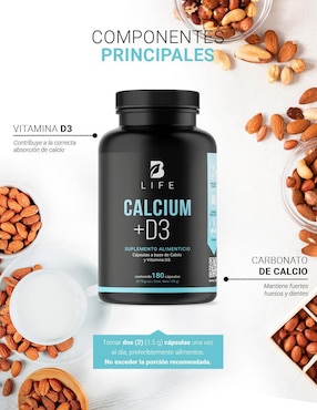 Suplemento Alimenticio B Life Calcio más D3