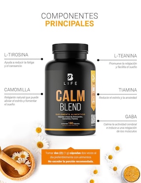 Suplemento Alimenticio B Life Calm Blend
