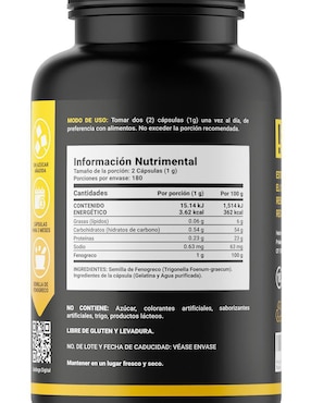 Suplemento Alimenticio B Life Fenogreco
