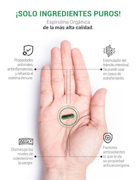 Suplemento Alimenticio B Life Espirulina Organica