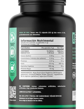 Suplemento Alimenticio B Life Espirulina Organica