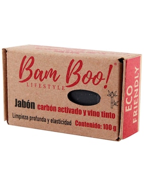 Jabón corporal Bam Boo Lifestyle Carbón Activo y Vino Tinto