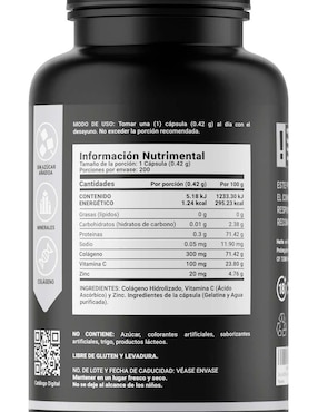 Suplemento Alimenticio B Life Zinc con Colágeno