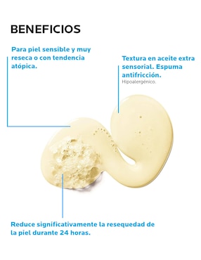Limpiador corporal Cleansing Oil AP+ La Roche Posay Lipikar para purificar