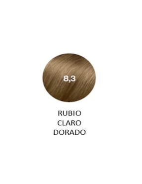 Tinte para cabello Coloración permanente Philip Martin´S True Color tono 8.3 rubio claro dorado