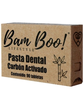 Set de Pasta Dental sólida Bam Boo Lifestyle 90 tabletas