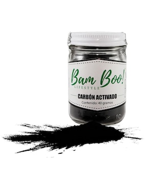 Set de 8 frascos Bam Boo Lifestyle Carbón Activado en Polvo 40 g