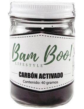 Set de 8 frascos Bam Boo Lifestyle Carbón Activado en Polvo 40 g