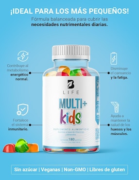 Multivitamínico B Life Gomitas Veganas para niños