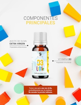 Multivitamínico para niños B Life vitaminas D3 en gotas