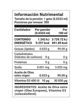 Multivitamínico para niños B Life vitaminas D3 en gotas