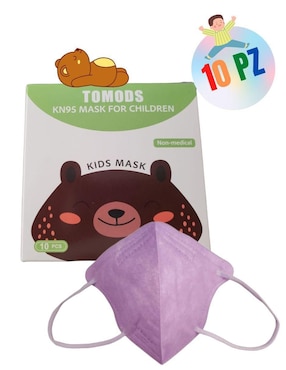 Set 10 cubrebocas KN95 Tomods unisex