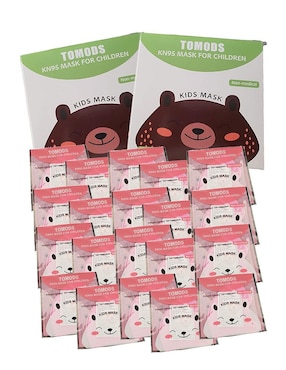 Set 20 cubrebocas KN95 Tomods unisex