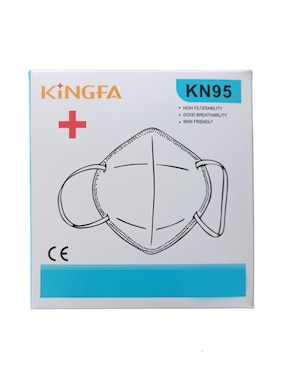 Set 10 cubrebocas KN95 Kingfa unisex