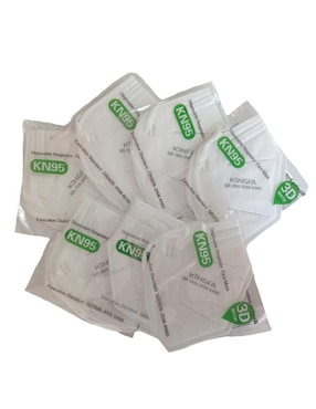 Set 40 cubrebocas KN95 Kingfa unisex