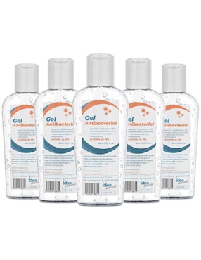 Gel Antibacterial Desinfectante Idea Natura 5 Piezas