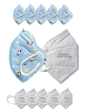 Set De 30 Cubrebocas KN95 Kingfa Unisex