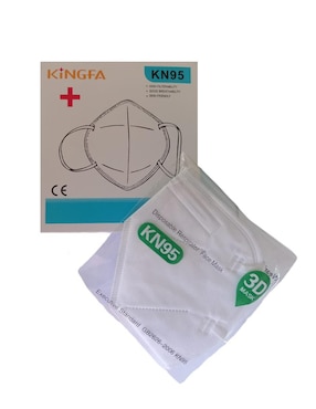 Set de 30 cubrebocas KN95 Kingfa unisex