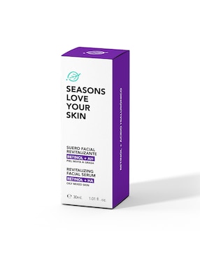 Serum de retinol Suero facial reavitalizante retinol +ah facial Seasons Suero todo tipo de piel 30 ml