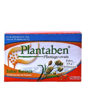 Polvo efervescente para estreñimiento Meda sabor naranja