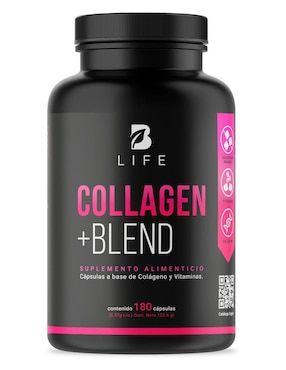 Suplemento alimenticio Collagen +Blend B Life cápsulas
