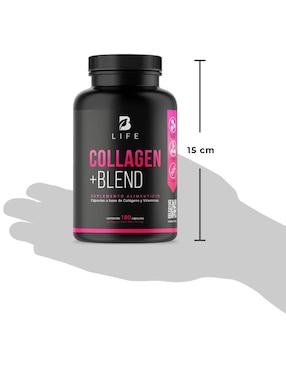Suplemento alimenticio Collagen +Blend B Life cápsulas