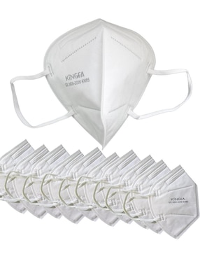 Set de cubrebocas desechables KN95 Kingfa 400 piezas