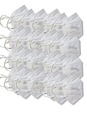Set de cubrebocas desechables KN95 Kingfa 500 piezas