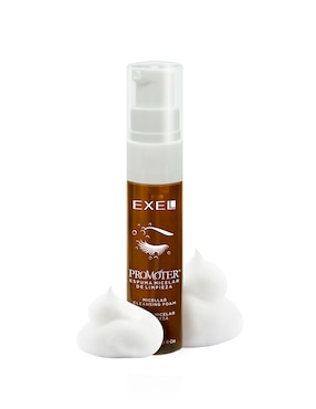 Desmaquillante espuma micelar de limpieza exel promoter