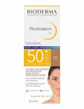 Protector solar FPS 50 photoderm m Bioderma blue light 40 ml