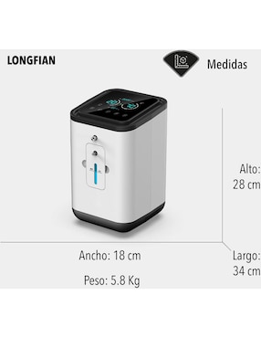 Concentrador de oxígeno Lenivé OXI-12