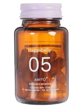 Happibelly Abitü con lipasa, amilasa, proteasa, celulosa vegetal y estereato de magnesio