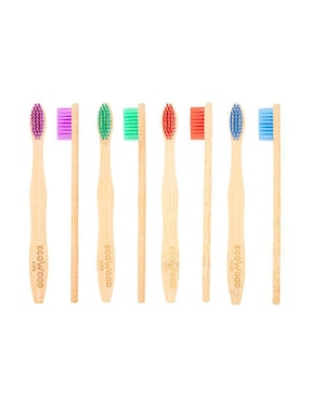 Set De Cepillos De Dientes Ecowood Infantil