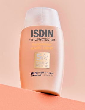 Protector solar FPS 50 Fusion Water Magic Light Isdin 50 ml