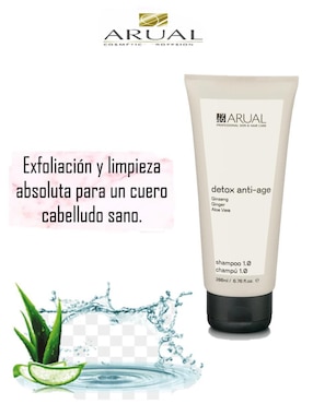 Shampoo para cabello Champú exfoliante Anti-Pollution 1.0 Arual Detox Anti-Age