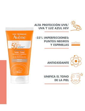 Protector solar FPS 50 Avène Cleanance 50 ml