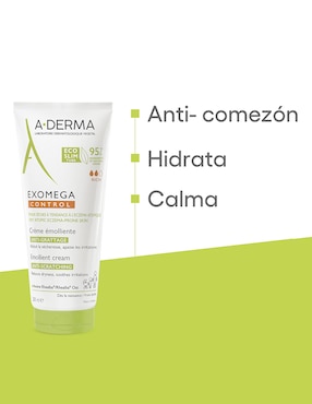 Crema para rostro y cuerpo recomendada para hidratar de día y noche Aderma Exomega para piel seca y sensible