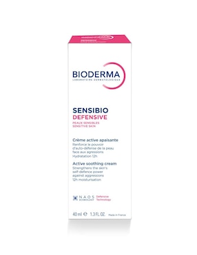 Crema facial recomendada para regenerar día y noche Sensibio Defensive Bioderma para piel sensible