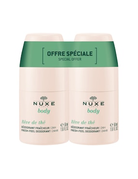 Set De Desoderantes De Roll-on Rêve De Thé Duo Nuxe