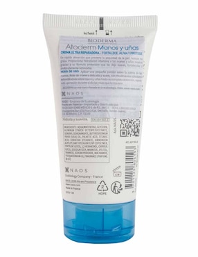 Crema para manos recomendada para hidratar de día y noche Bioderma Atoderm para todo tipo piel