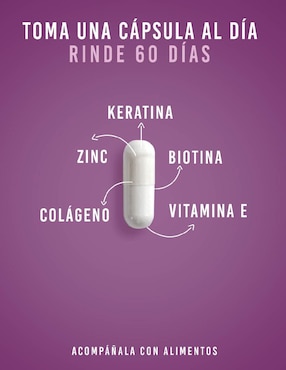 Cápsulas a base de Colágeno + Keratina + Biotina + Vitamina E LIFEED5 Lifeed5