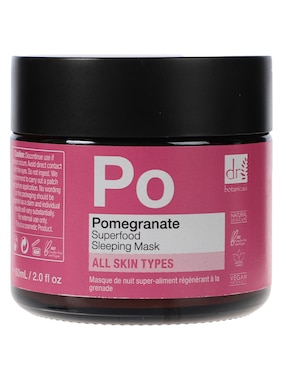Pomegranate Superfood Sleeping Mask para calmar y regenerar la piel Dr. Botanicals